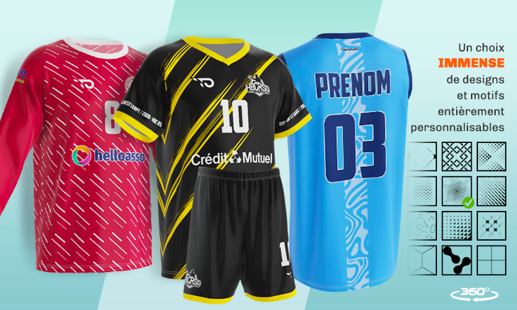 Maillots et shorts de sport personnalisés